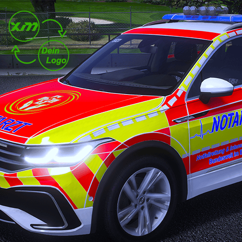 Typ Tiguan (Notarzt) NEF DBS 5K V1.0.0 Addon + Template [2D-Logo] [ELS]