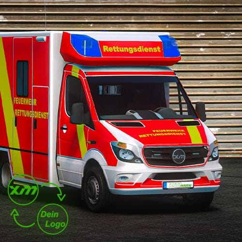 Sprinter Typ Fahrtec RTW 2014 V1.0.0 Addon [ELS][2D-Logo] [BEGEHBAR]