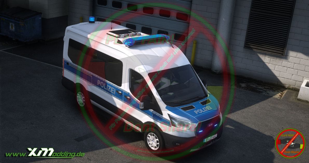 Typ Ford Transit Bundespolizei HGruKw DBS 4000 V1.0.0 Addon [2DLogo] [ELS]
