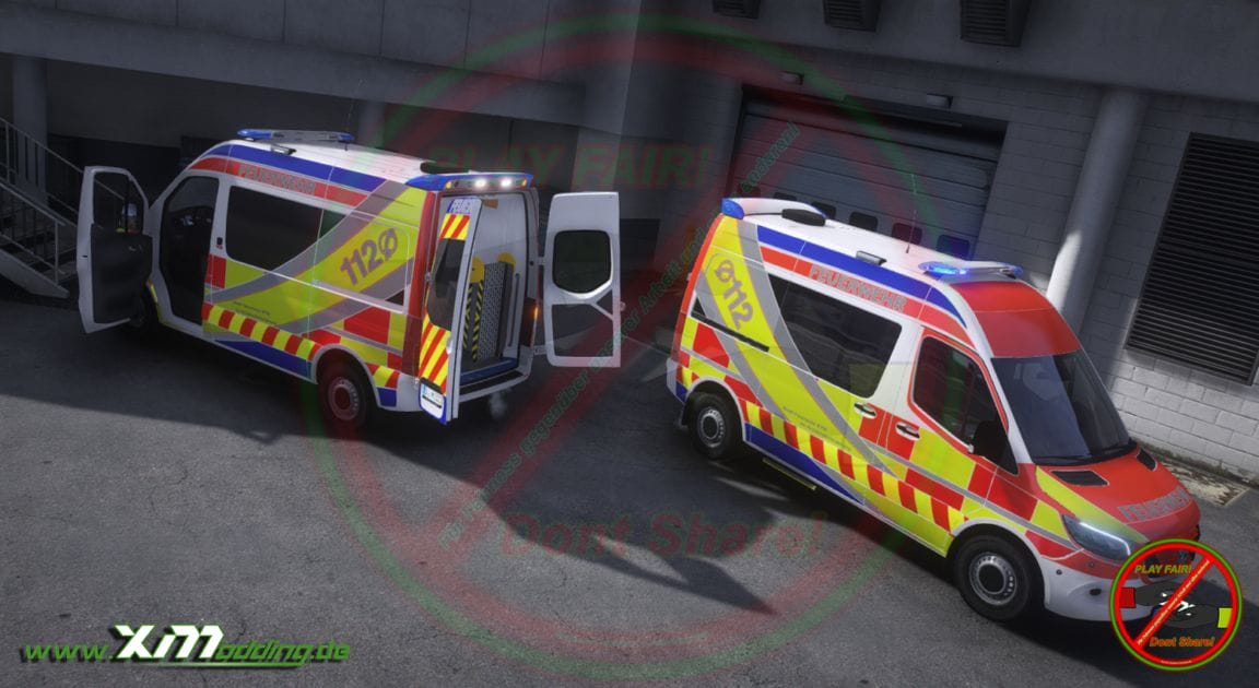 M.B. Sprinter WAS 300 DBS 5000 2x Variations V1.0.0 [ELS][2D Logo]