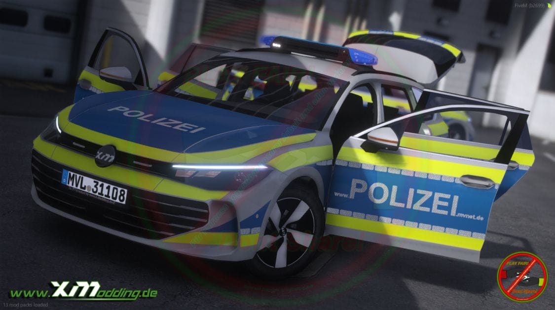 Typ Passat B9 Polizei Mecklenburg-Vorpommern (MVL) V1.0.0 [ELS][2D Logo]